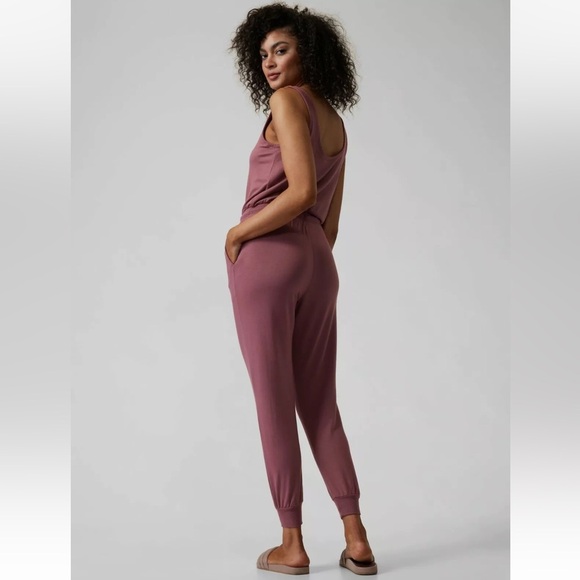 Athleta Balance Jumpsuit Tawny Rose Women’s Size XXS Active Casual - Picture 2 of 16